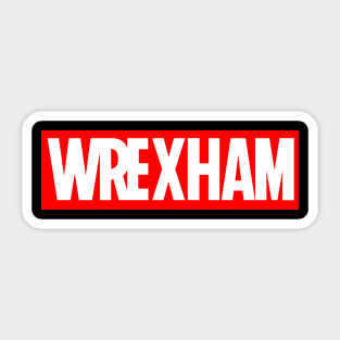 Wrexham super heroes Sticker